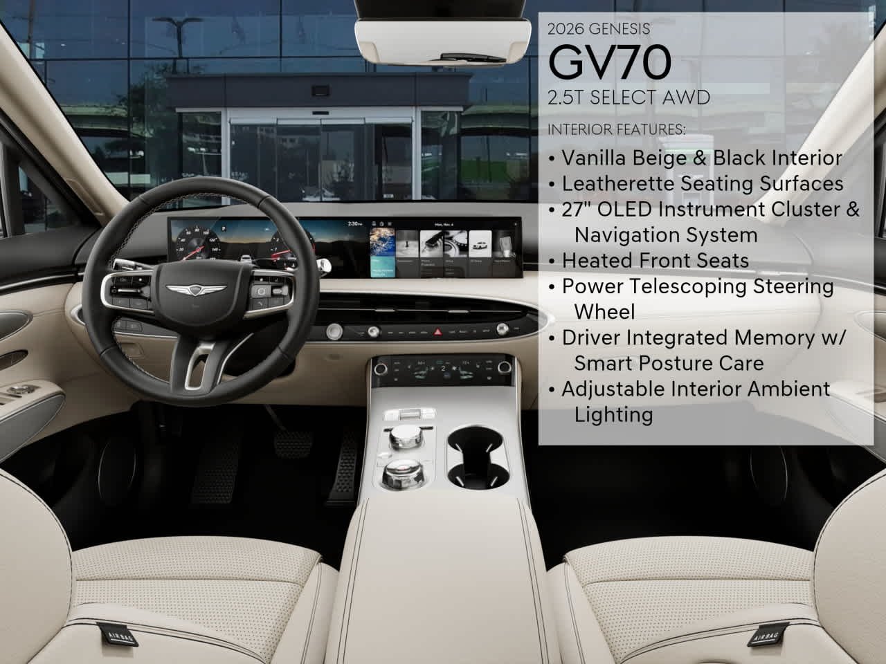 New 2026 Alta White Genesis 2.5T SELECT image 17