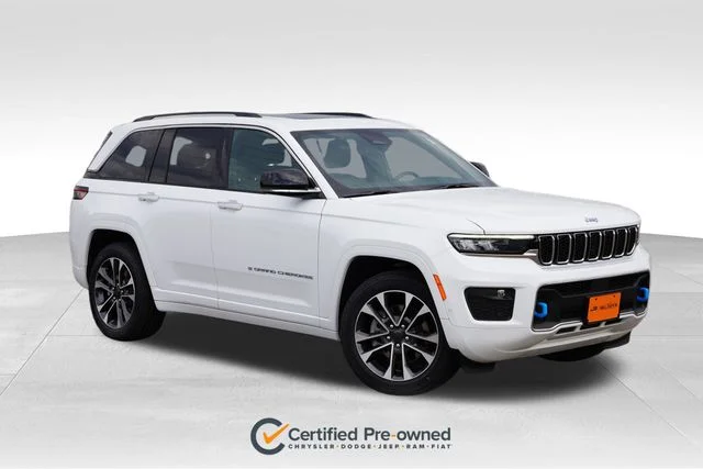 Certified Used 2023 White Jeep Overland 4xe image 1