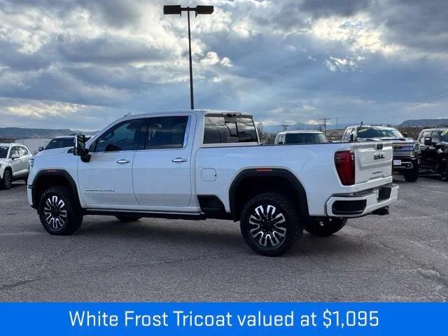 Certified Used 2025 White Frost Tricoat GMC Denali Ultimate image 3