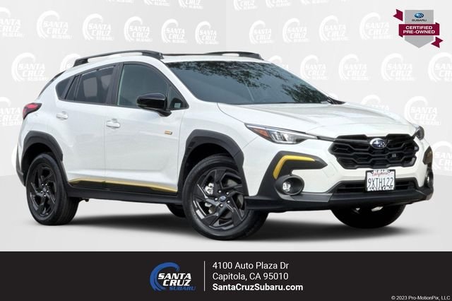 Certified Used 2025 White Subaru Sport image 1