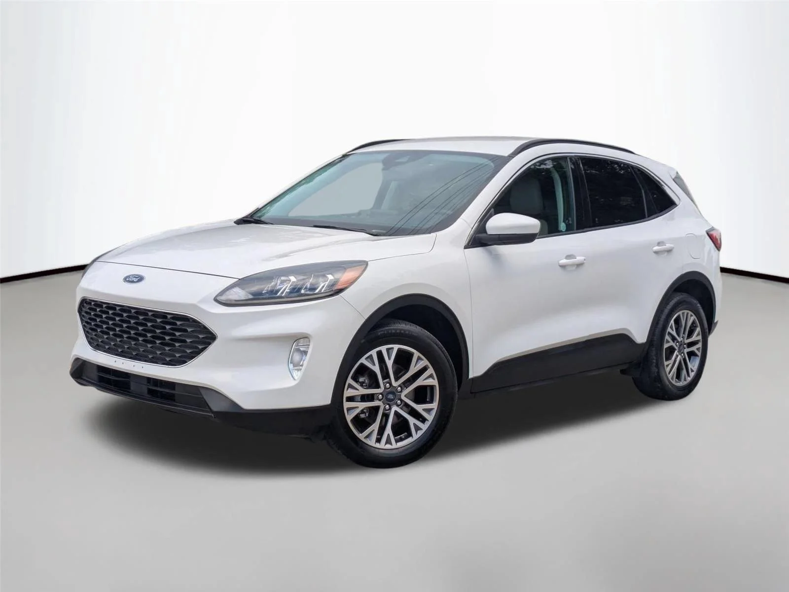 Used 2021 Star White Metallic Tri-Coat FORD  image 1