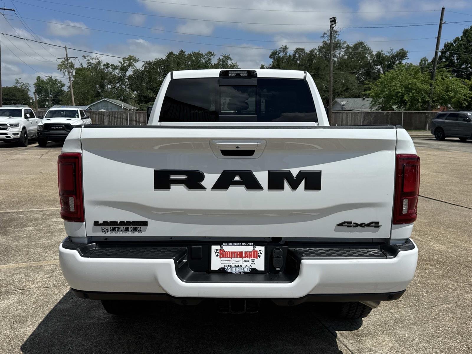 New 2026 Bright White Clear-Coat Exterior Paint RAM Laramie image 5