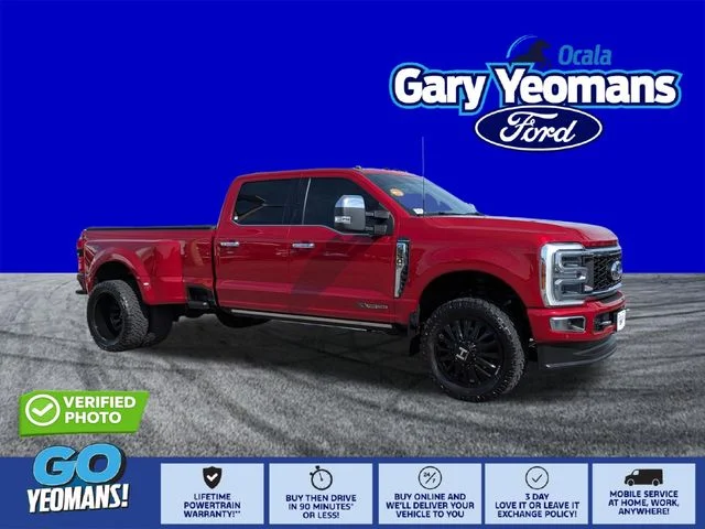 Used 2024 Red Metallic Ford Platinum image 1