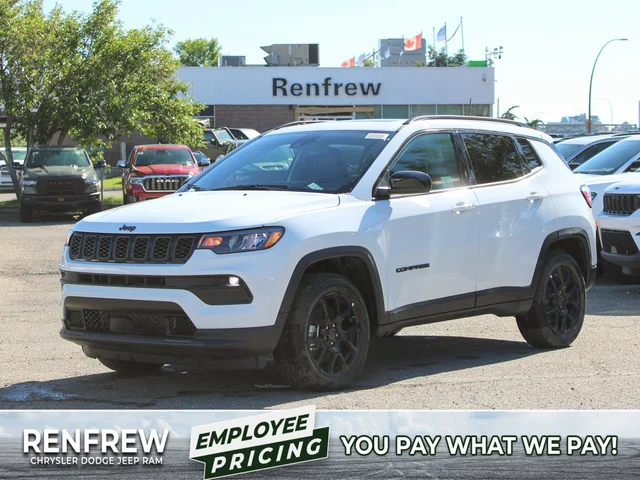 2026 Jeep Compass North Altitude* 4x4, Pano Sunroof, Heated Seats, Wireless Charging Pad