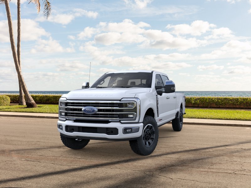 New 2026 Star White Metallic Tri-Coat Ford F-250® Platinum® image 2
