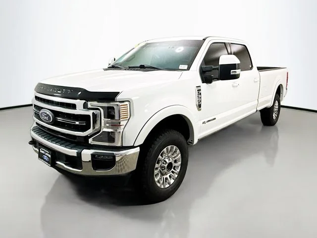 Used 2020 White Metallic Ford Lariat image 3
