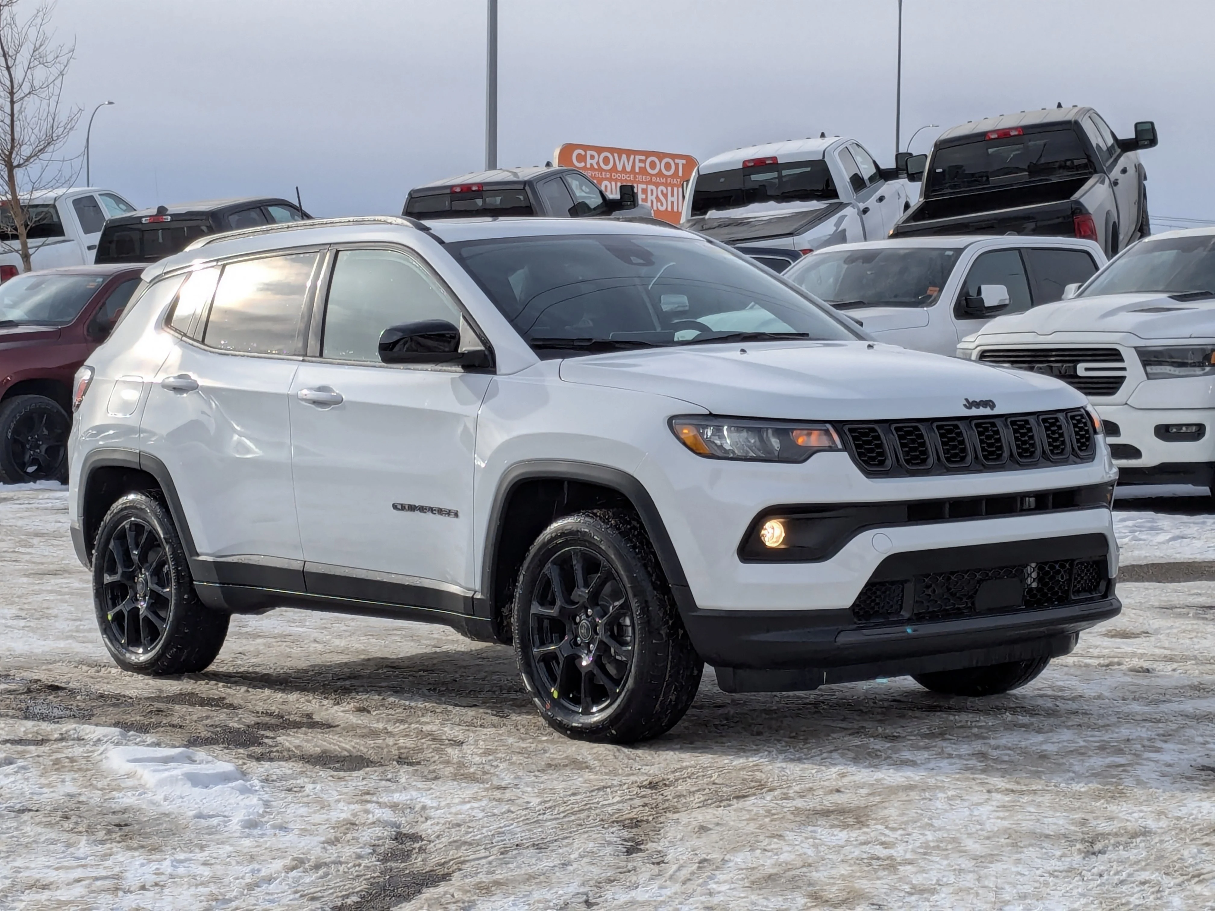 New 2026 White Jeep North - Altitude Special Edition 18 inch Black Wheels image 2