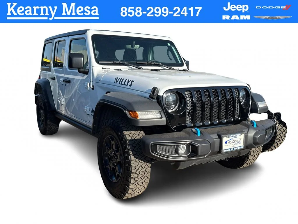 Used 2023 White Jeep Willys 4xe image 1
