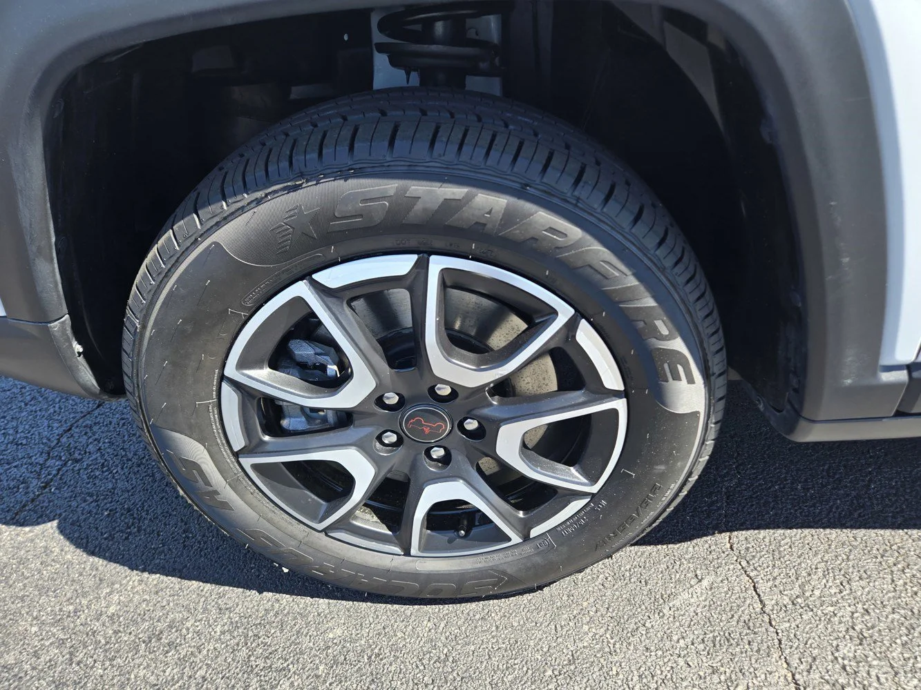 Used 2025 Bright White Clearcoat Jeep Trailhawk image 46