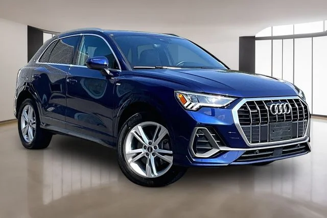 Certified Used 2023 Blue Audi Premium image 1