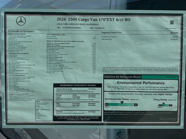 New 2026 Arctic White Mercedes-Benz Cargo 170 WB image 21