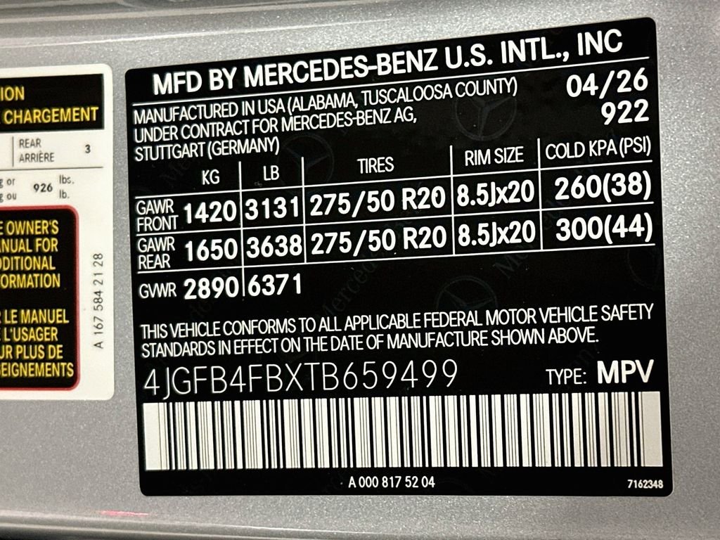New 2026 Cirrus Silver Metallic Mercedes-Benz GLE 350 image 32
