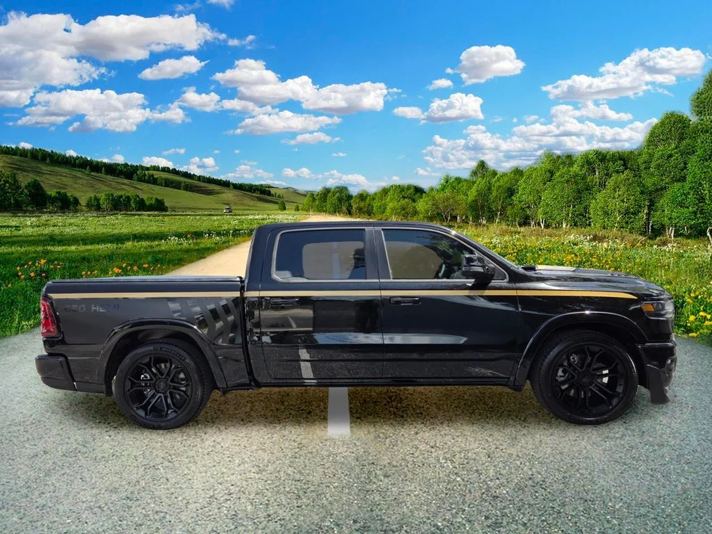 New 2026 Diamond Black Crystal Pearl-Coat Exterior Paint RAM 650HP Supercharger image 7