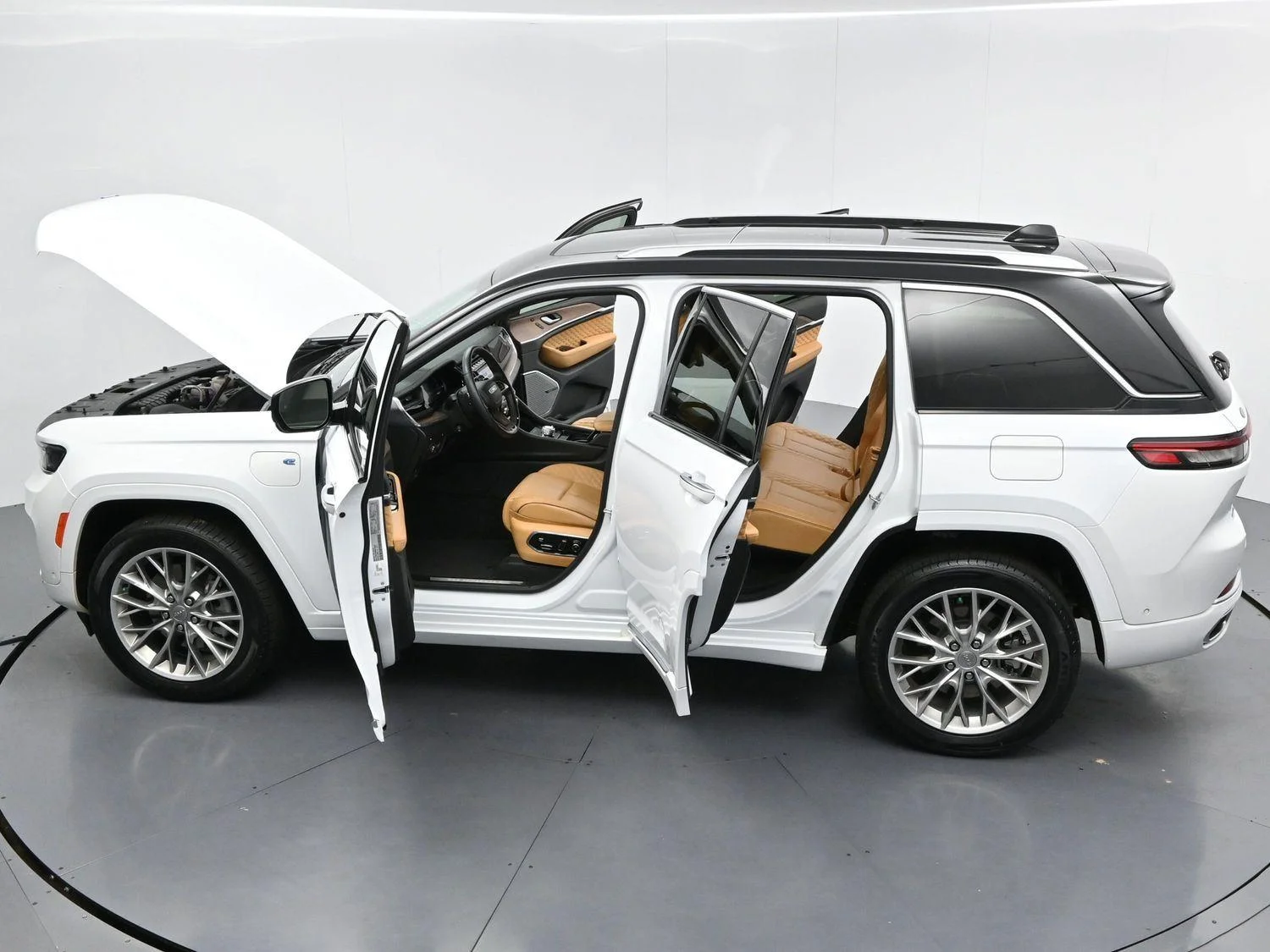 Used 2022 Bright White Clearcoat Jeep Summit image 45