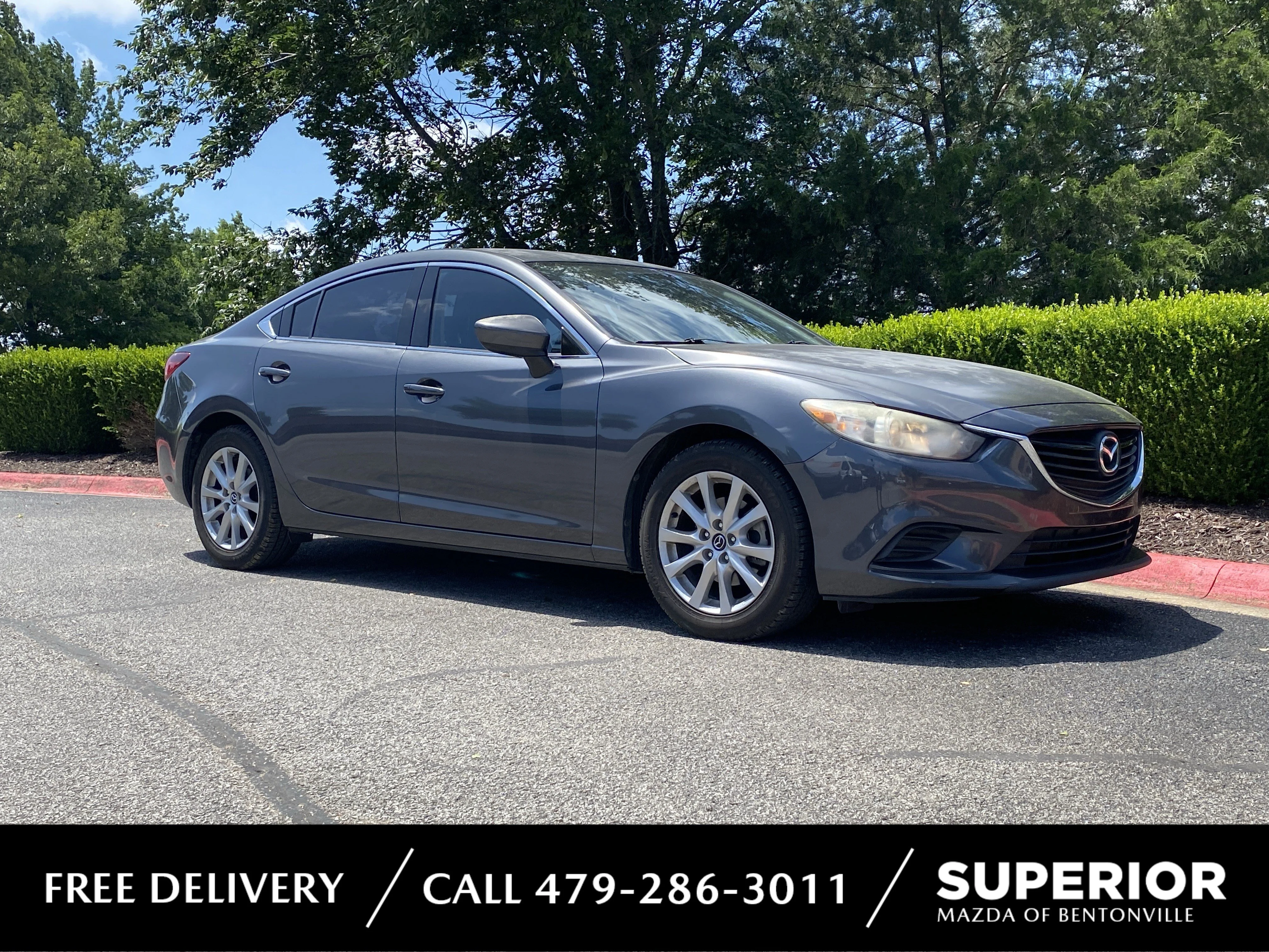 Used 2016 Meteor Gray Mica Mazda i Sport image 1