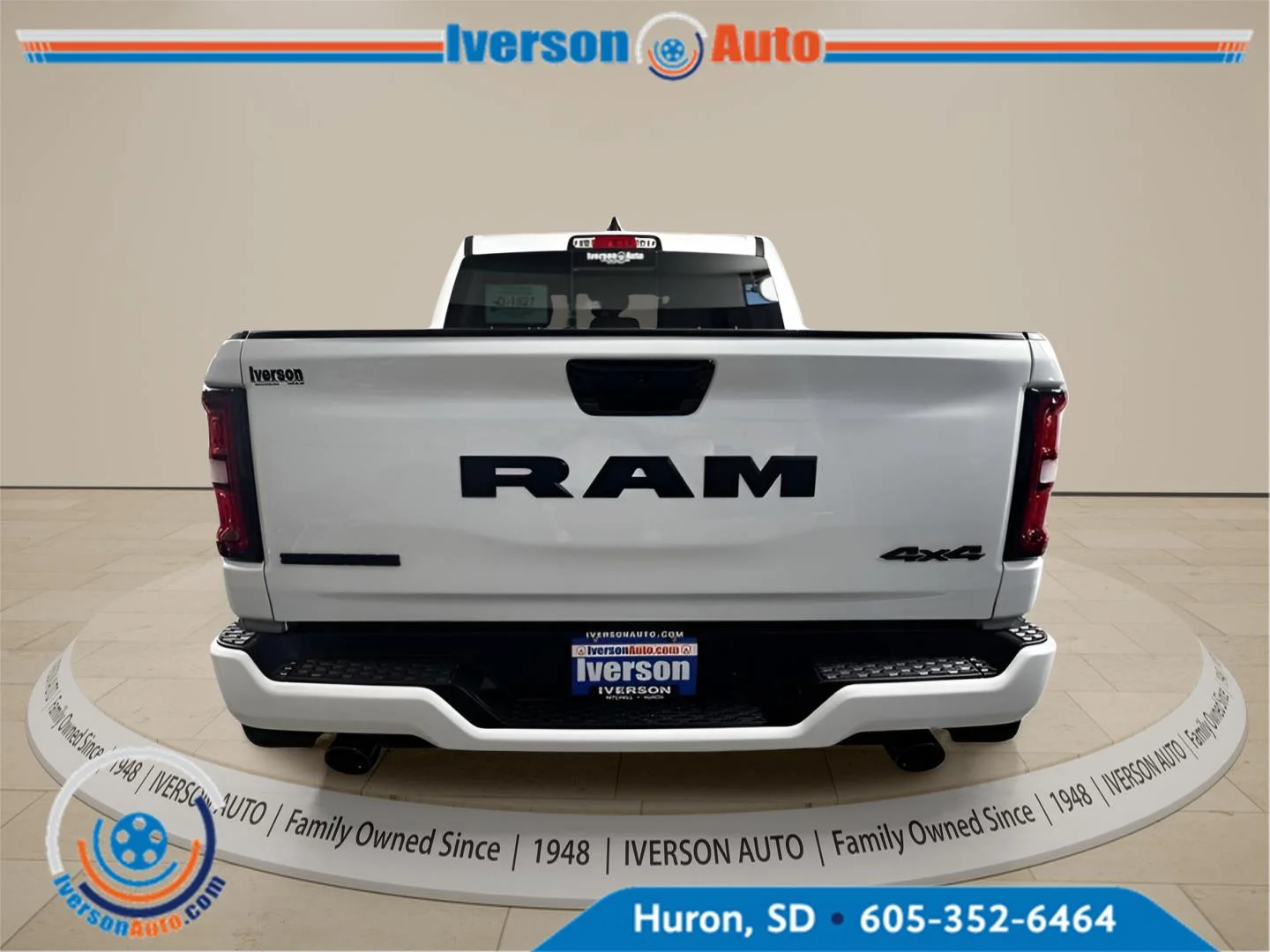 New 2026 Bright White Clear-Coat Exterior Paint RAM Big Horn image 5