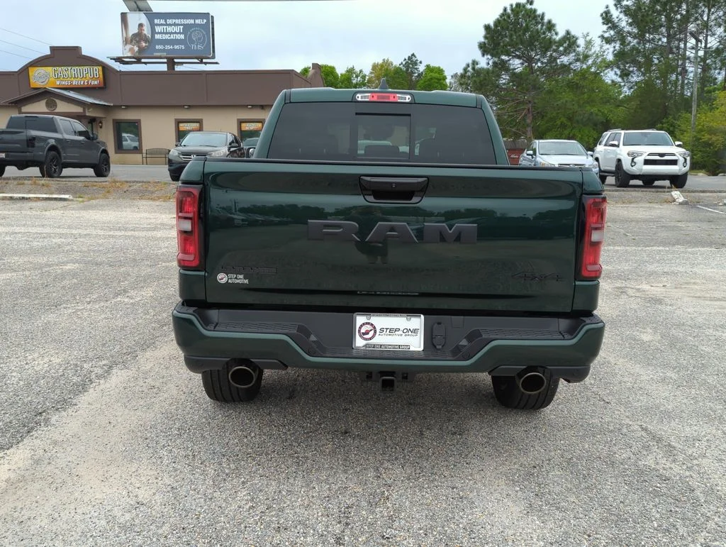 New 2026 Serrano-Green Metallic Exterior Paint RAM Laramie image 5