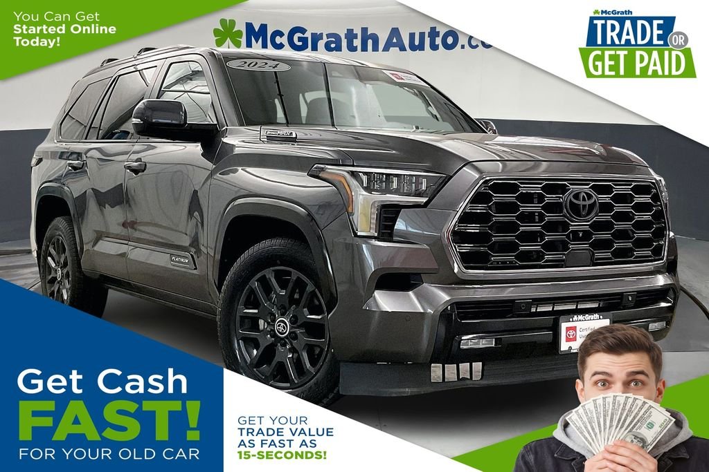 Used 2024 Gray Toyota Platinum image 1