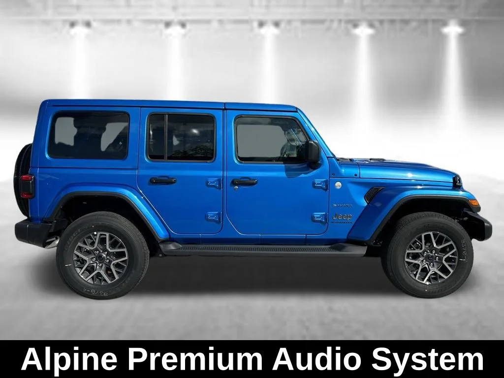 Used 2024 Blue Jeep Sahara image 7