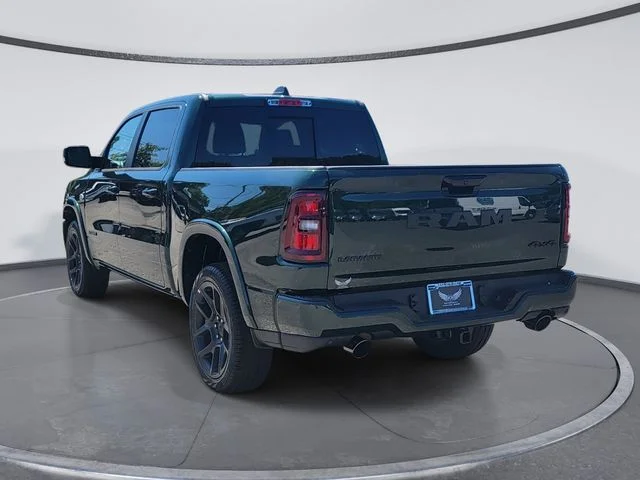 New 2026 Serrano-Green Metallic Exterior Paint RAM Laramie image 5