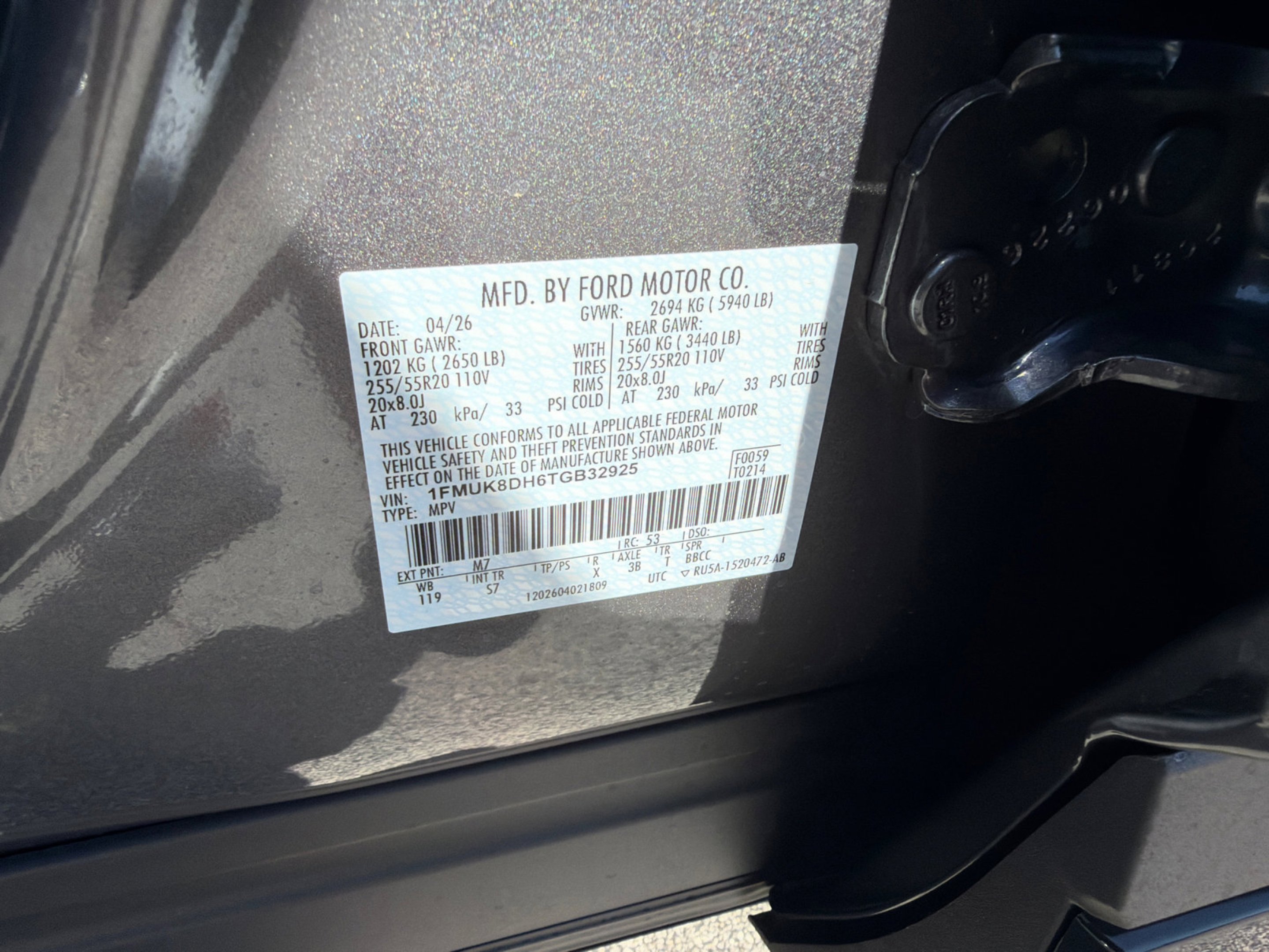 Used 2026 Carbonized Gray Metallic Ford Active image 33