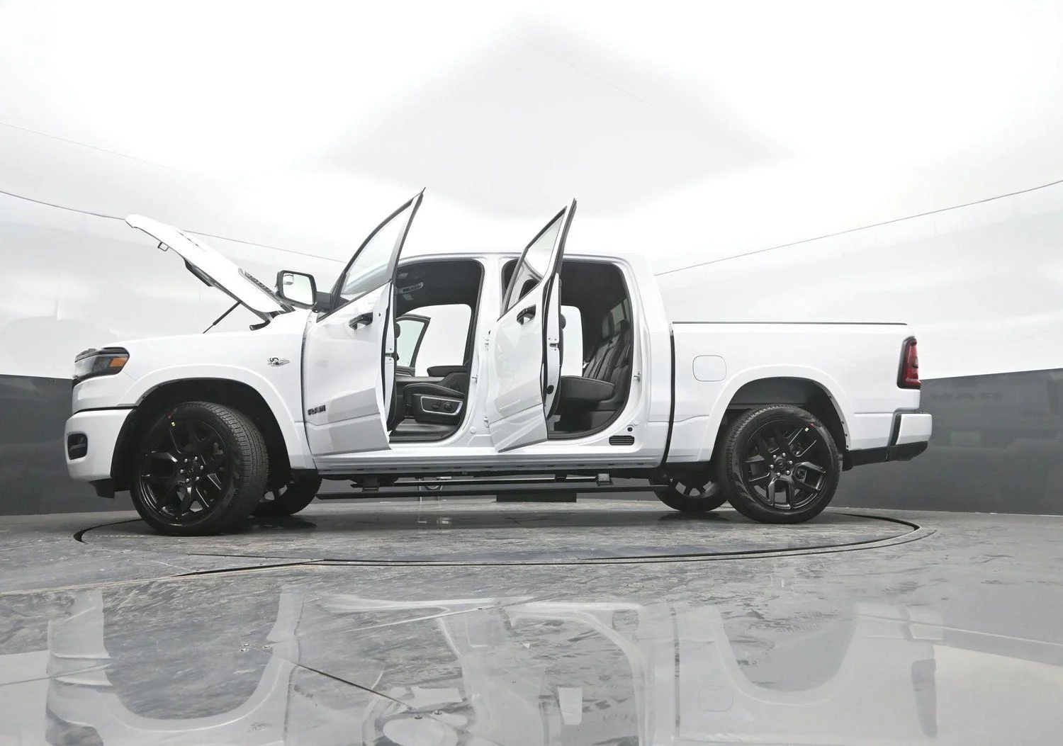 New 2026 Bright White Clear-Coat Exterior Paint RAM Laramie image 55