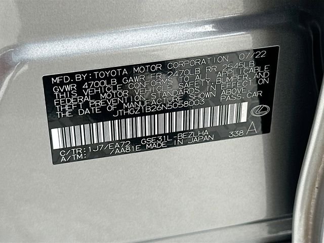 Used 2022 Silver Lexus 350 F SPORT image 36