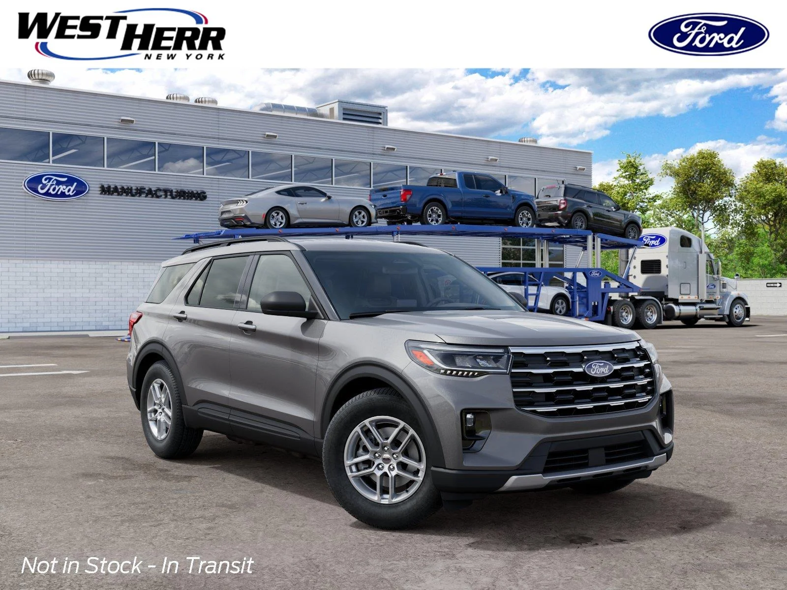 New 2027 Carbonized Gray Metallic Ford Active image 1