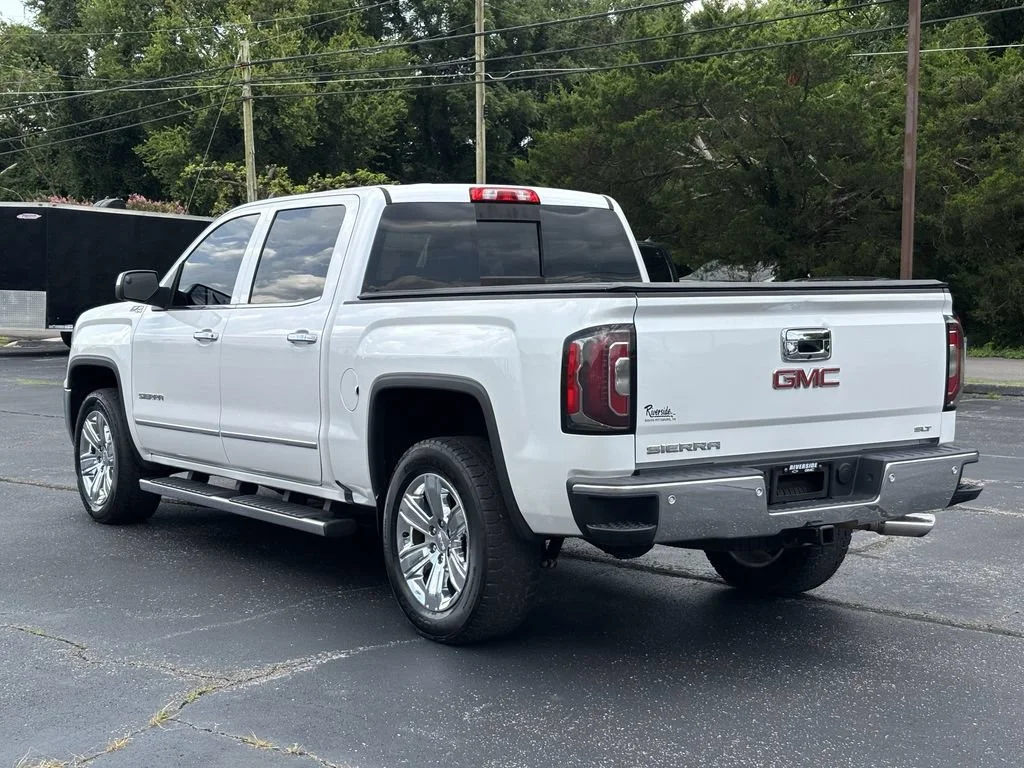 Used 2017 WHITE FROST TRICOAT GMC SLT image 8