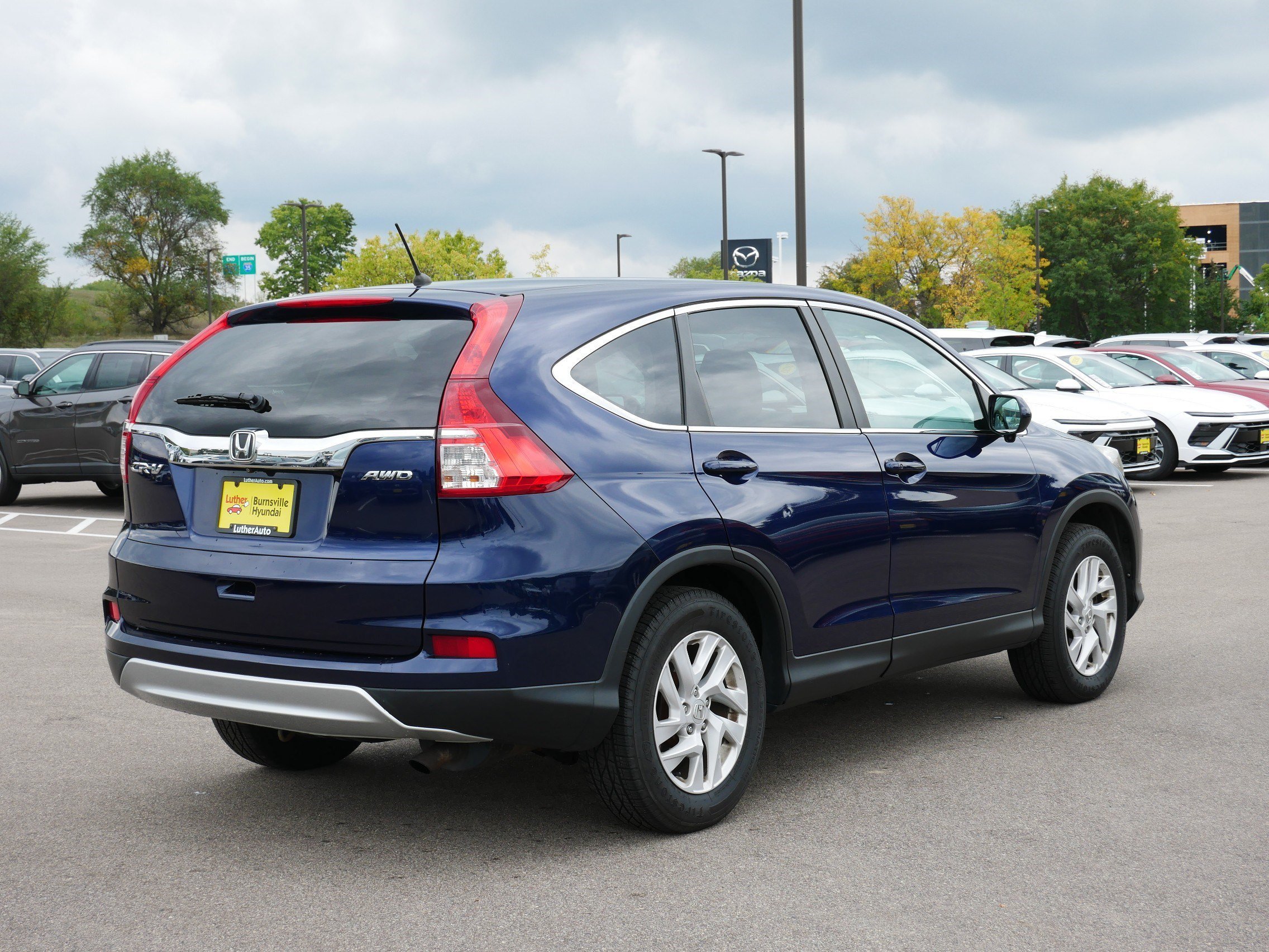Used 2015 Blue Honda EX image 7
