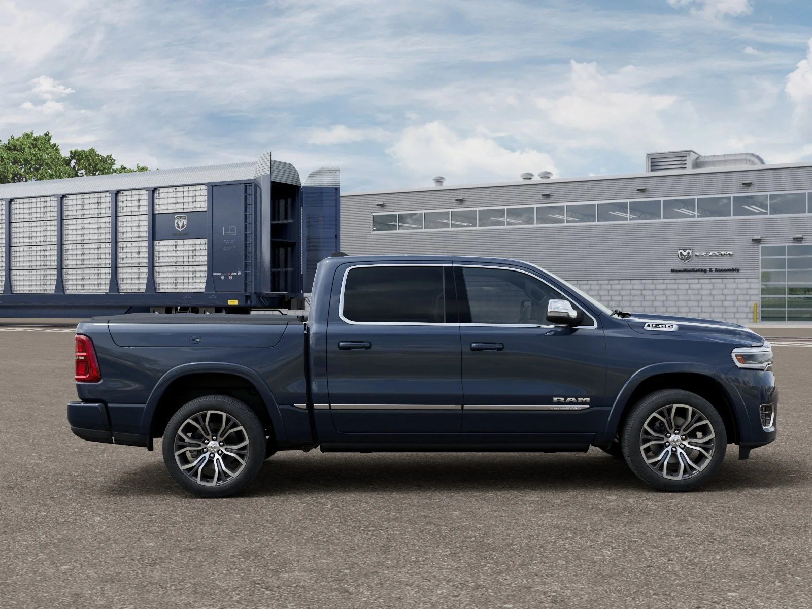 New 2026 Forged Blue Metallic Exterior Paint RAM Tungsten image 12