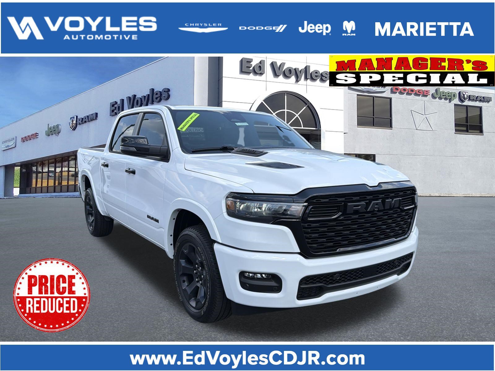 New 2026 Bright White Clearcoat Ram Big Horn image 1
