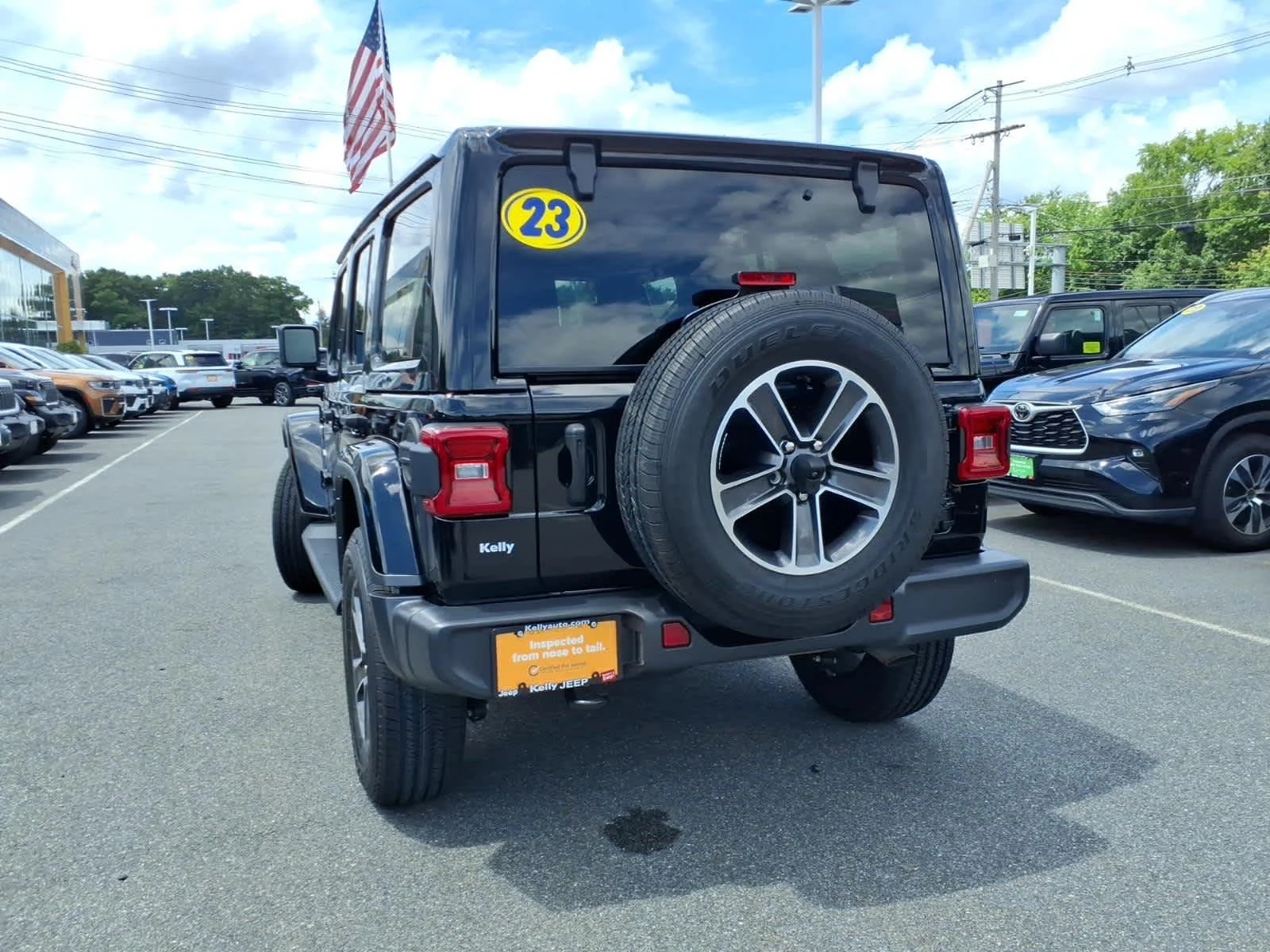 Certified Used 2023 Black Clearcoat Jeep Sahara image 10