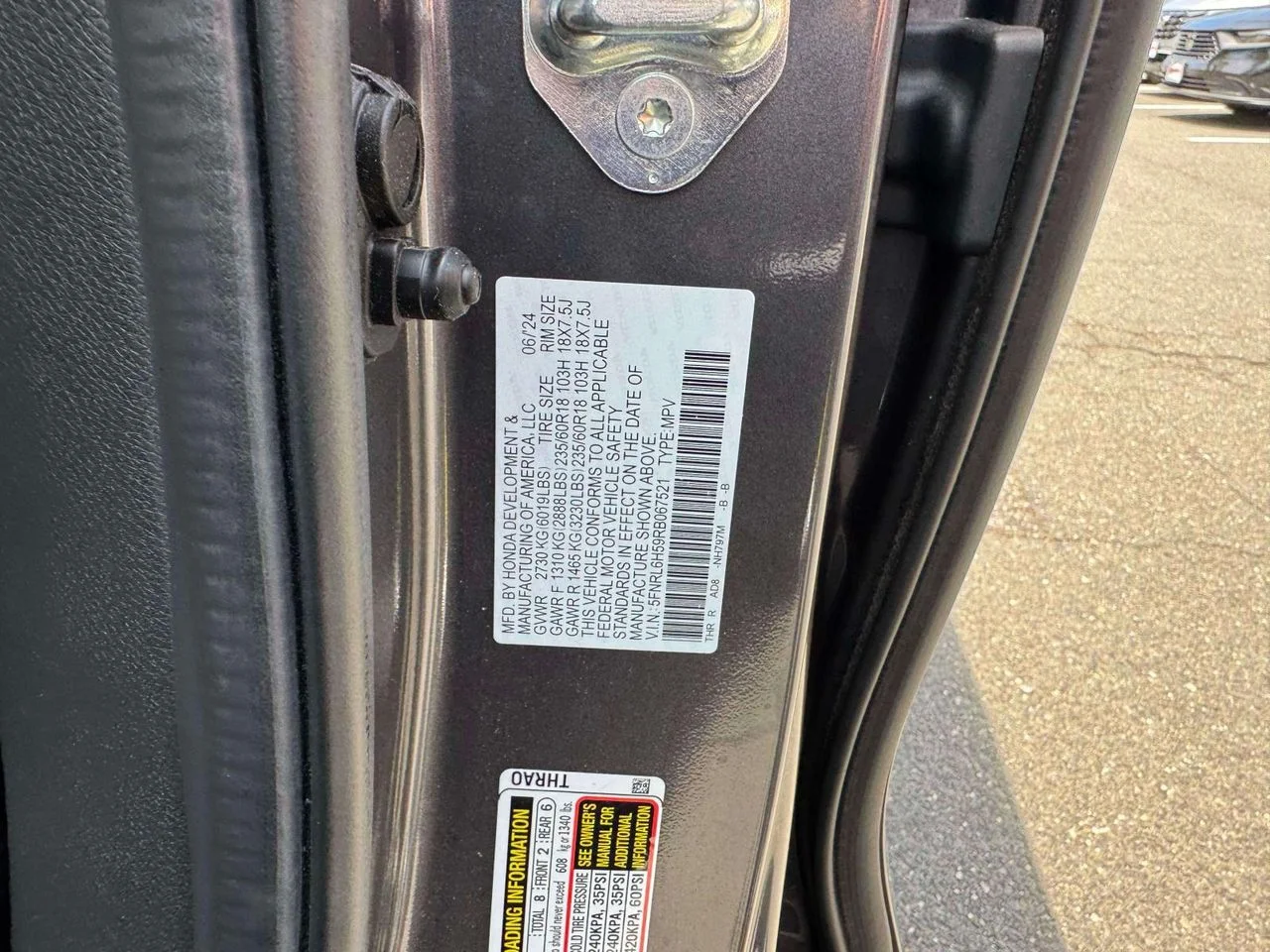 2024 Honda Odyssey EX - Photo 15