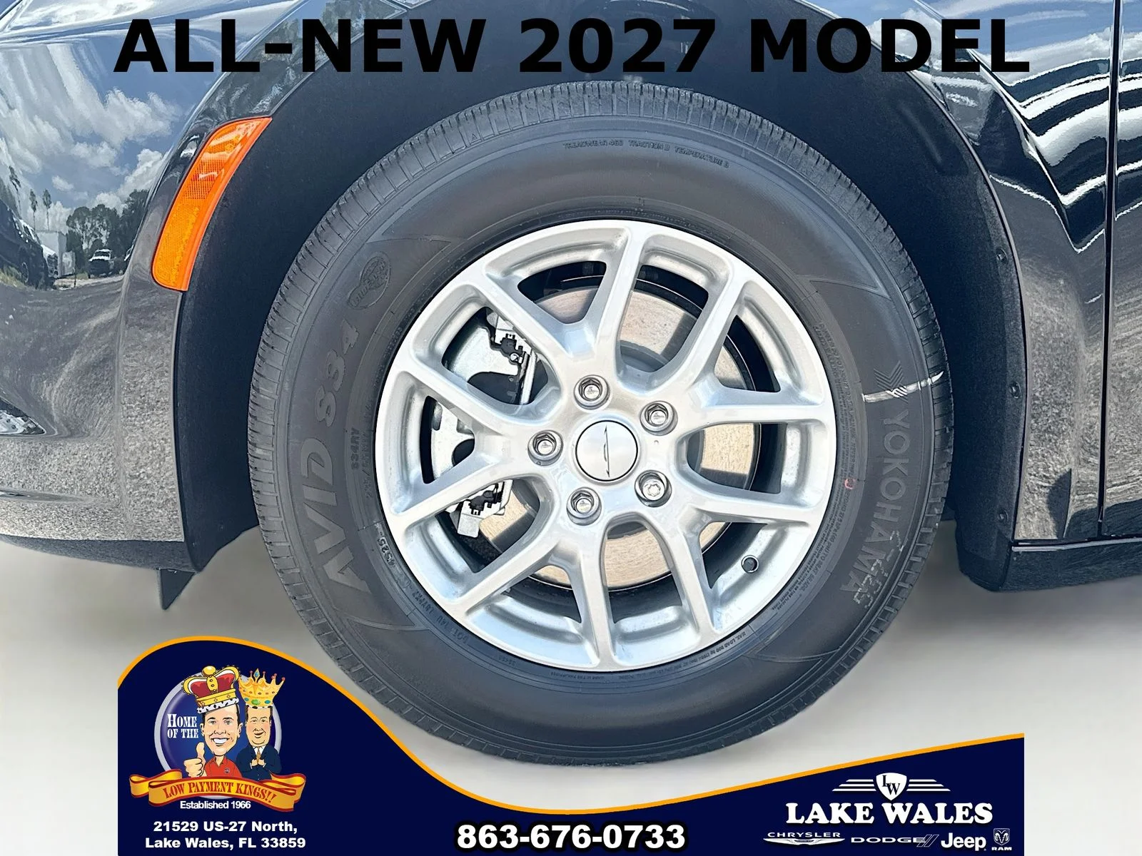 New 2027 Diamond Black Crystal Pearl-Coat Exterior Paint Chrysler  image 30