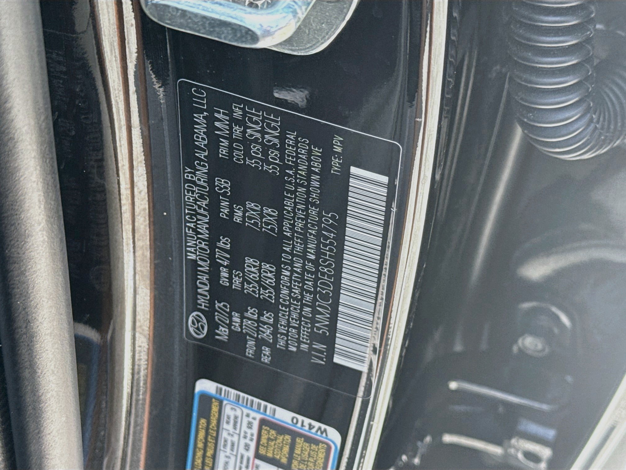 Used 2025 Phantom Black Hyundai SEL Convenience image 38