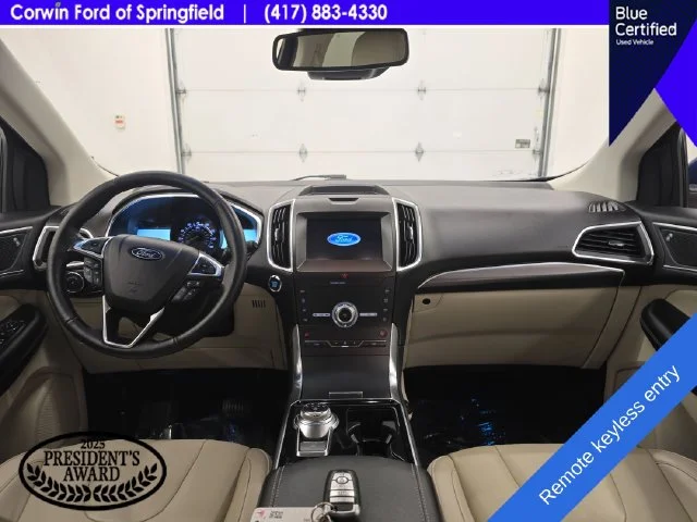 Certified Used 2020 Atlas Blue Metallic Ford Titanium image 14