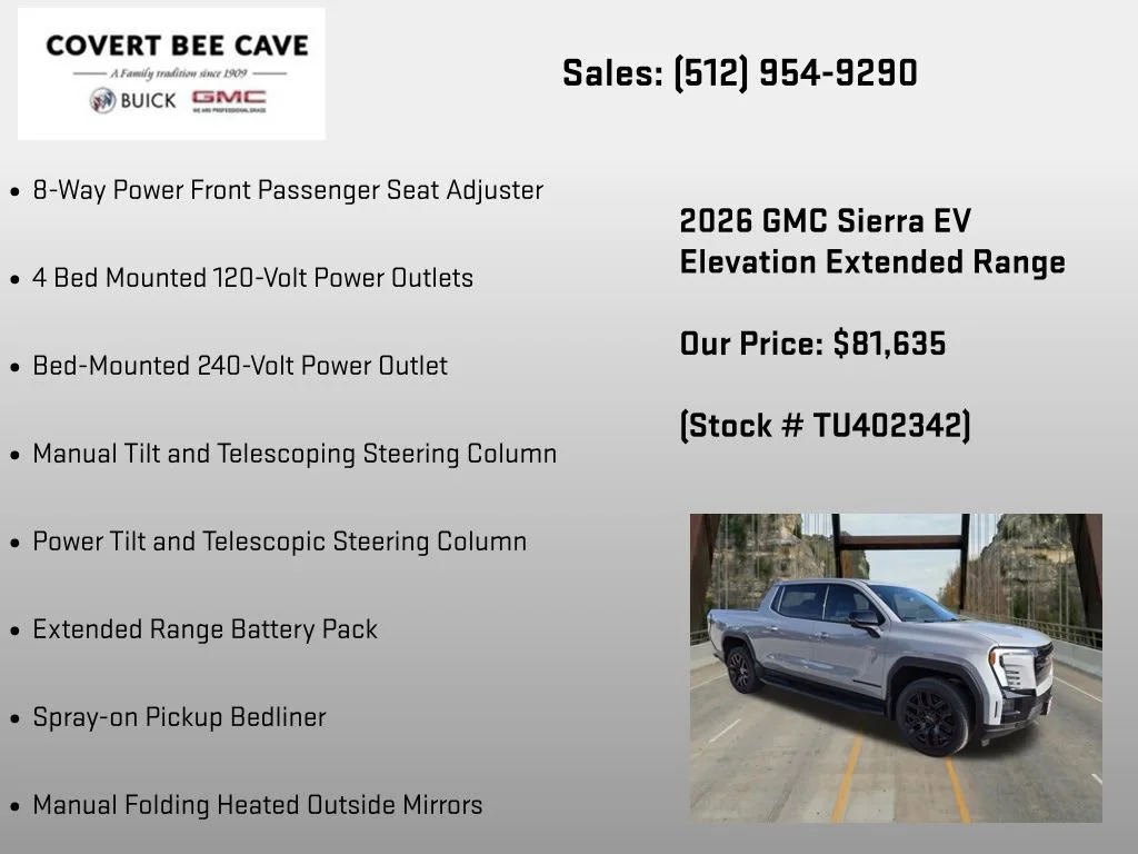 2026 GMC Sierra EV Elevation - Photo 36