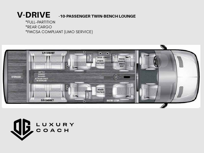 New 2027 BLACK OGV LUXURY COACH 170EXT image 3