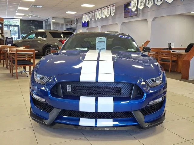 Used 2017 Lightning Blue Metallic Ford Shelby GT350 image 2