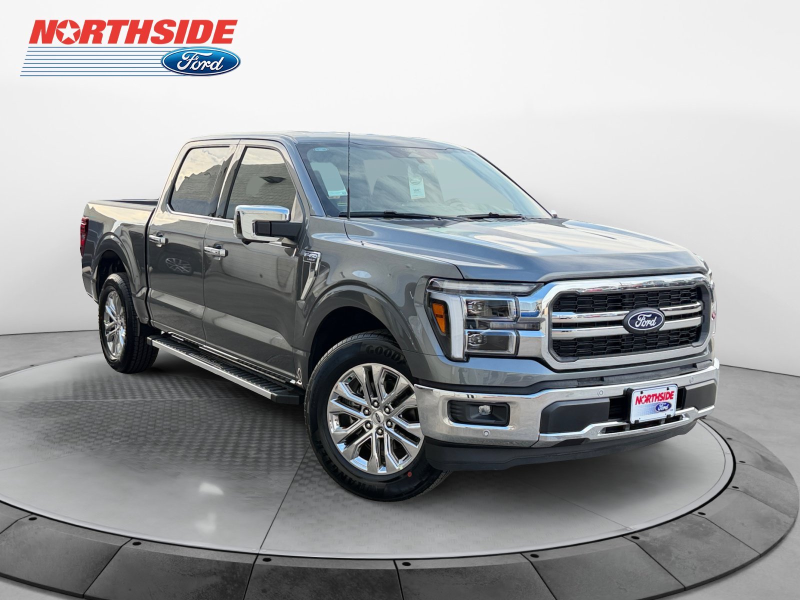 New 2026 Carbonized Gray Metallic Ford LARIAT image 1