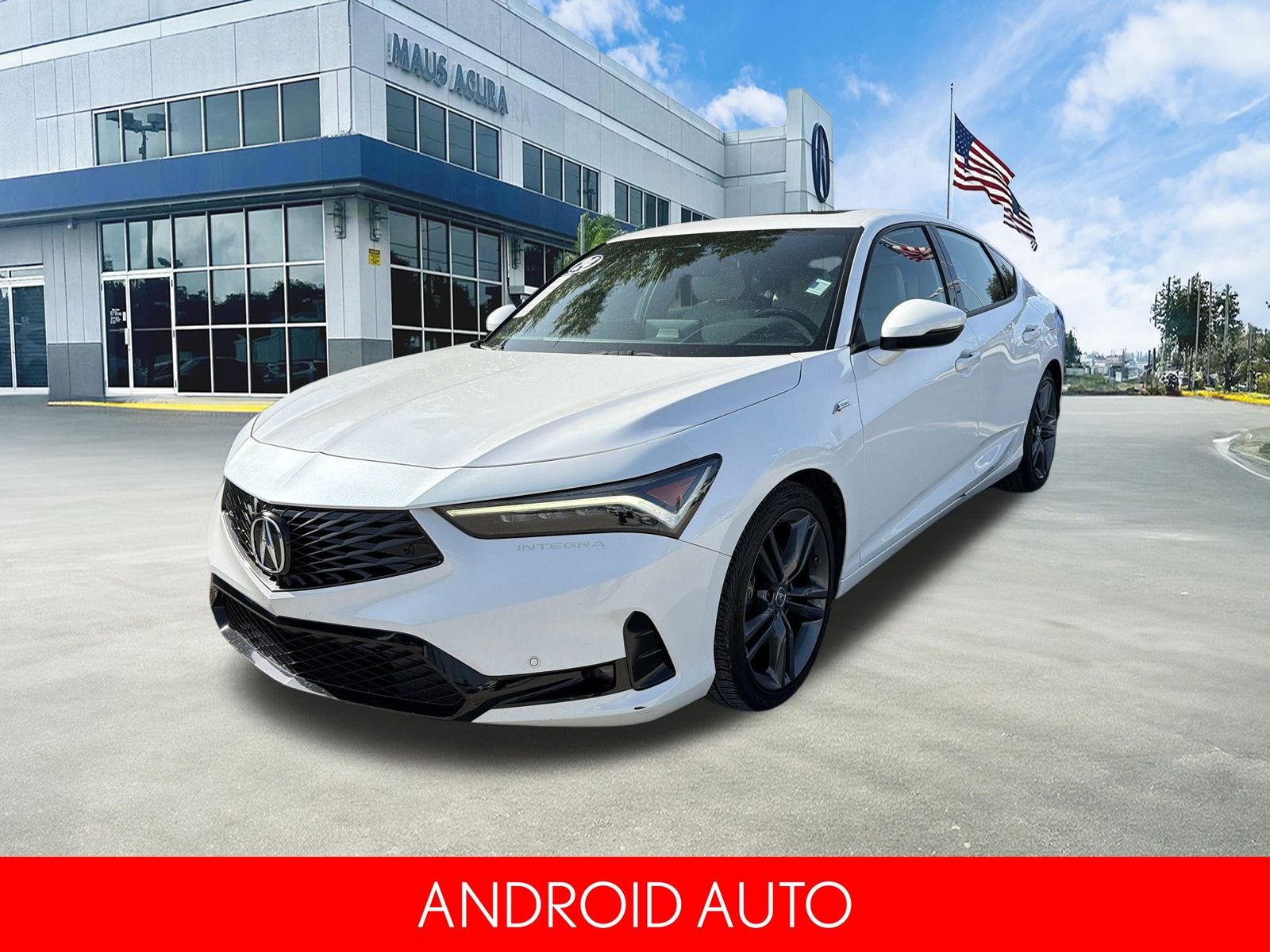 Used 2024 Platinum White Pearl Acura A-Spec Tech Package image 9