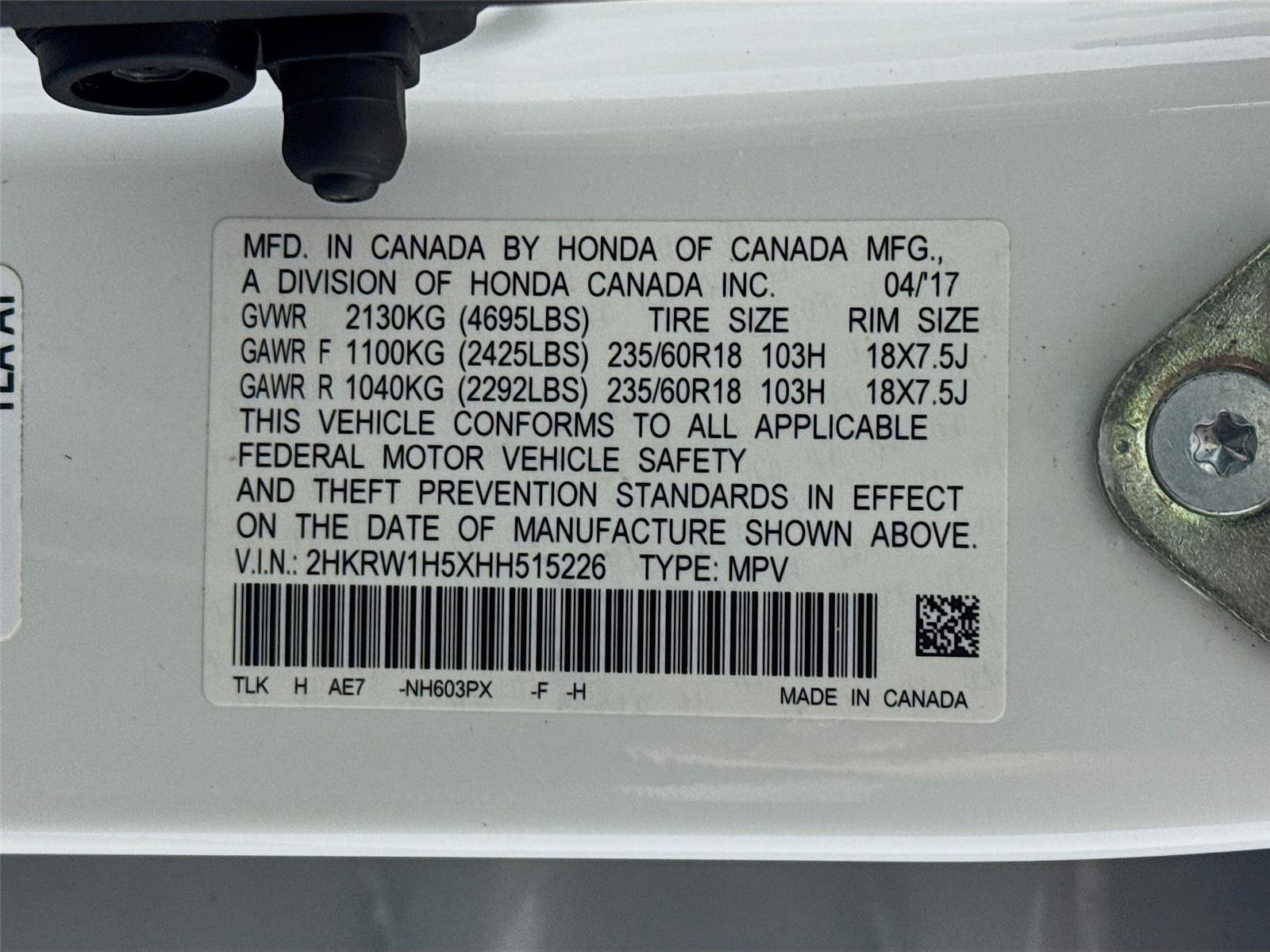 Used 2017 White Honda EX image 32