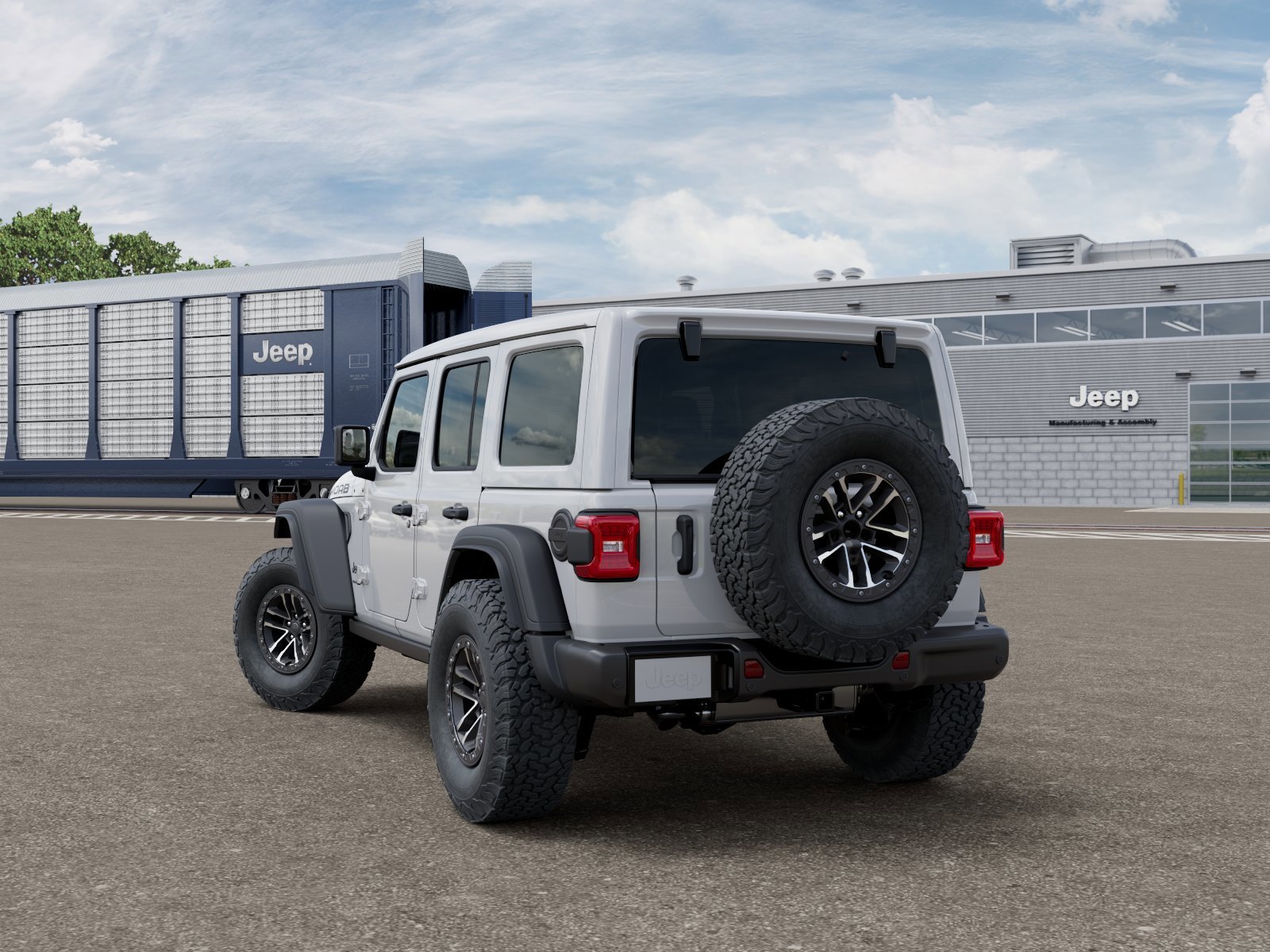 New 2026 Bright White Clear-Coat Exterior Paint Jeep Moab 392 image 2