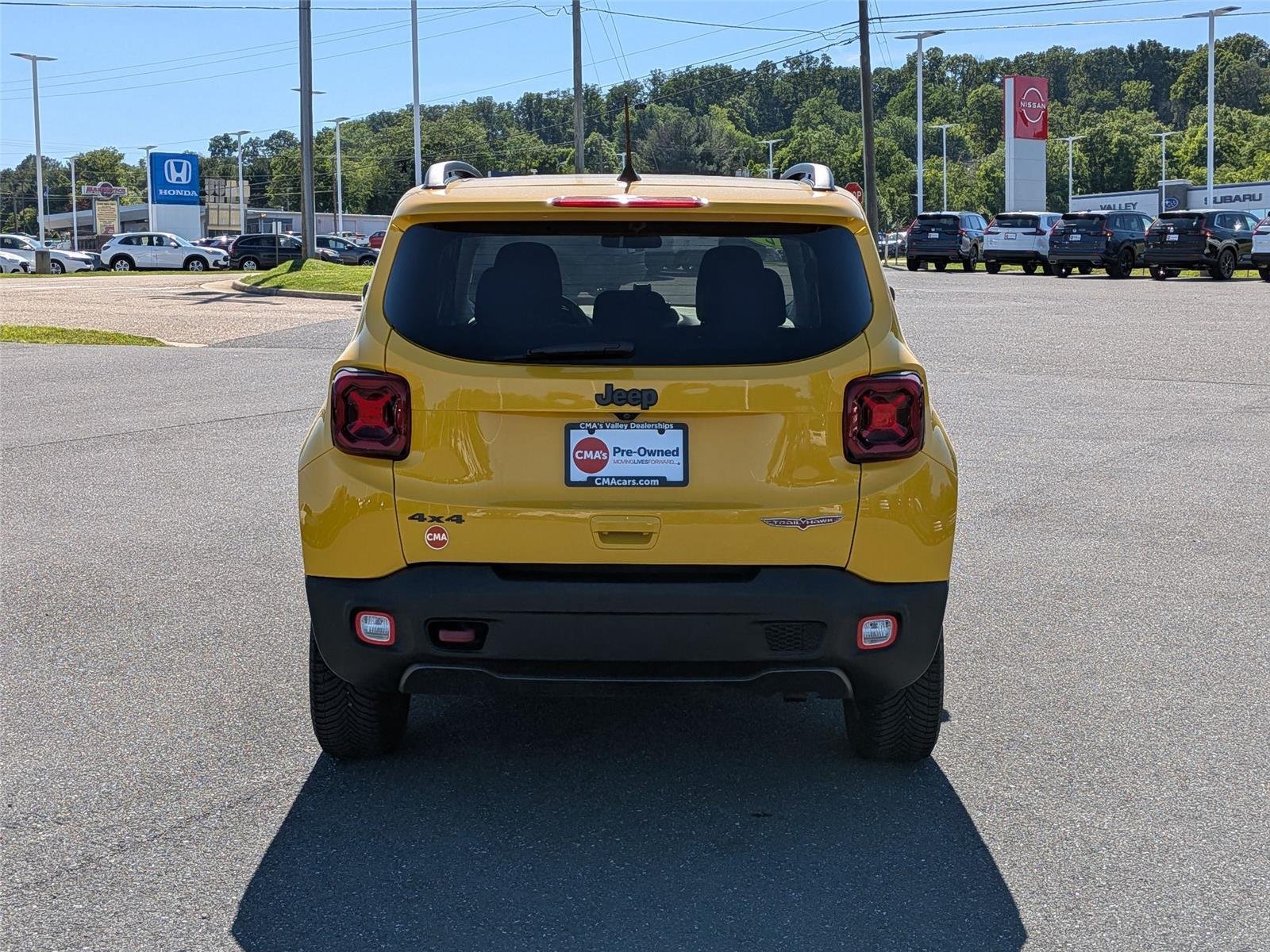 Used 2019 Solar Yellow Clearcoat Jeep Trailhawk image 6