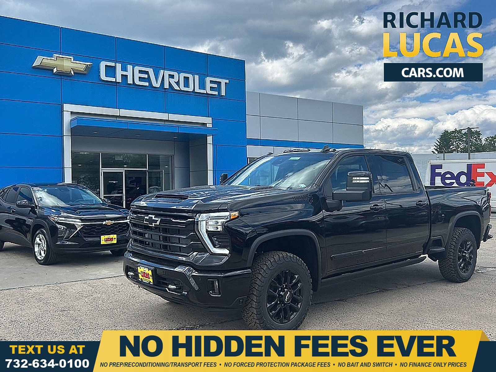 Black 2026 Chevrolet Silverado 2500HD Pickup Truck Four-Wheel Drive