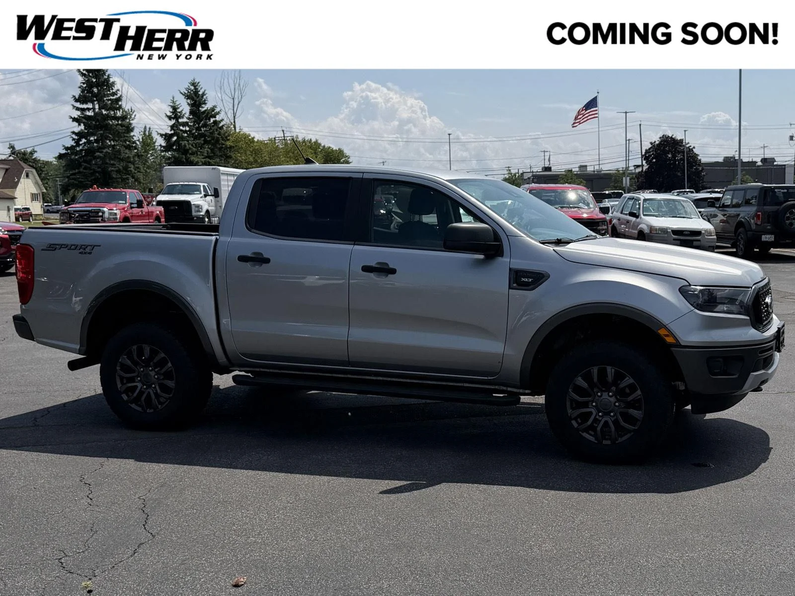 Used 2020 Iconic Silver Ford XLT image 1