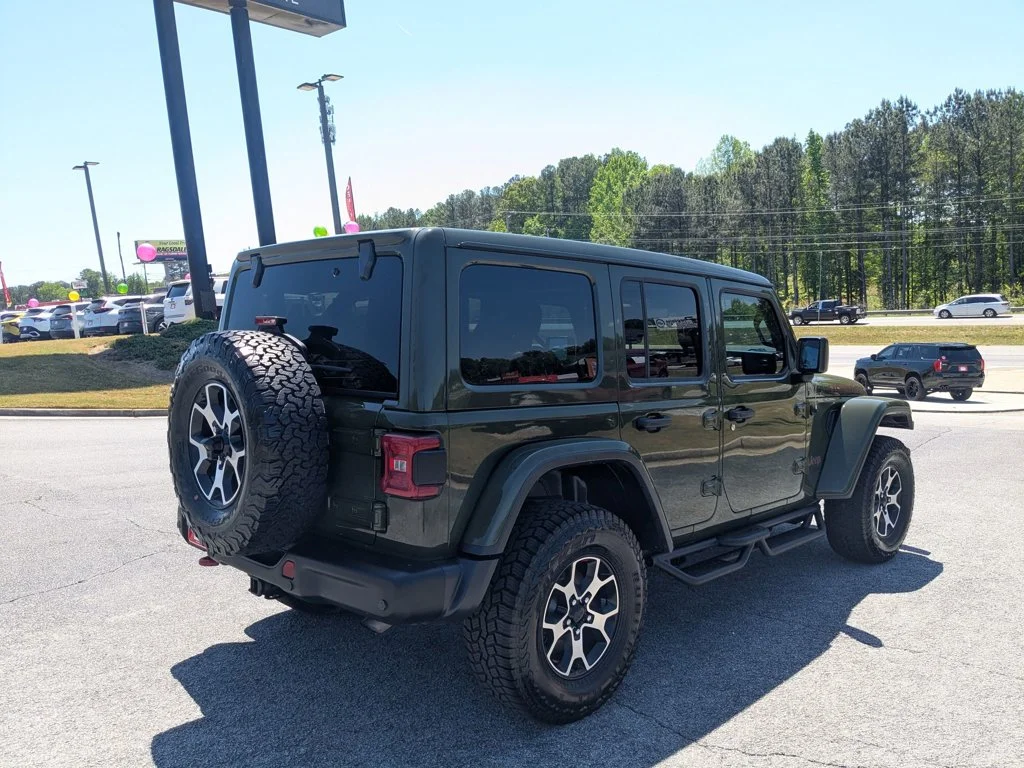 Used 2021 Sarge Green Clearcoat Jeep Unlimited Rubicon image 5