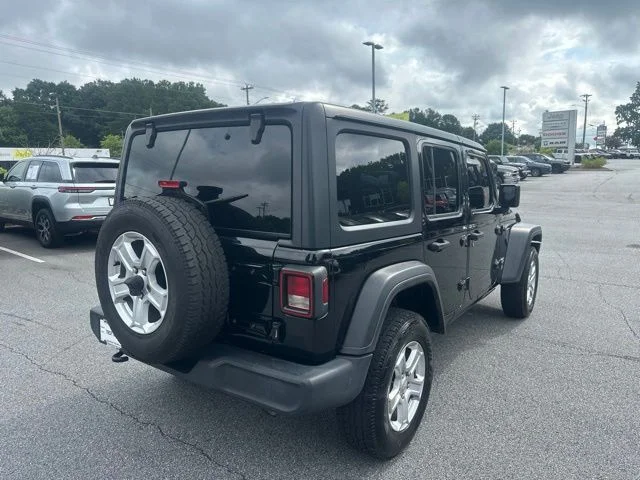 Used 2021 Black Jeep Unlimited Sport S image 3