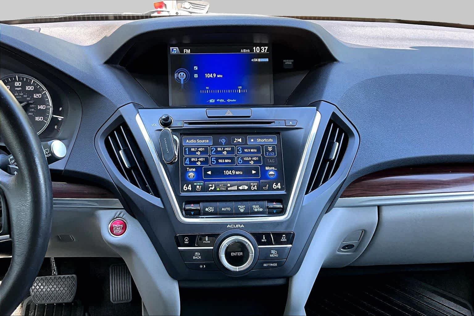 Used 2016 Lunar Silver Metallic Acura w/Advance image 7